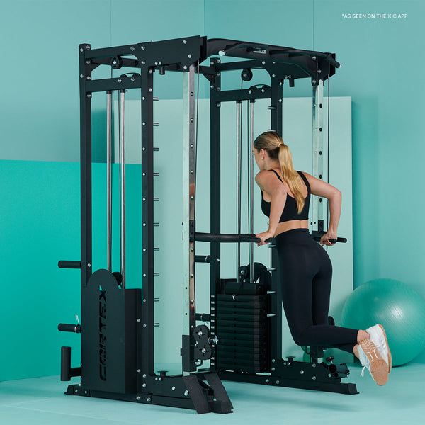 Cortex Sm25 Multi Gym (Dual Stack Functional Trainer Smith Machine Half Rack) Home Gyms