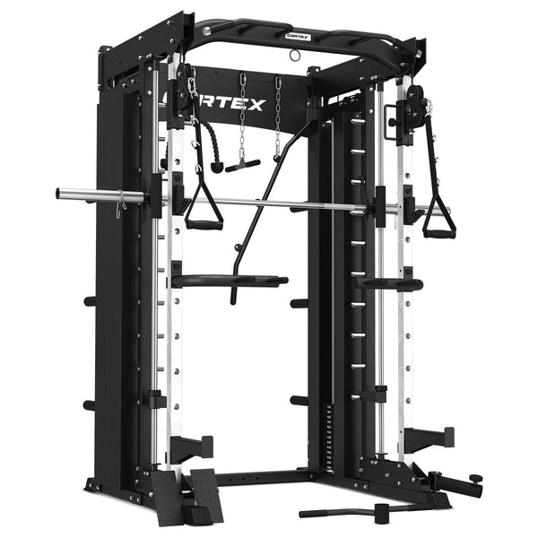 Cortex Sm26 Multi Gym With 100Kg Olympic Tri Grip Weight Bar And Bench Set Home Gyms