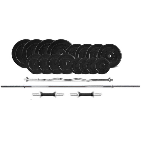 Cortex 90Kg Enduracast Barbell Weight Set Barbells & Attachments