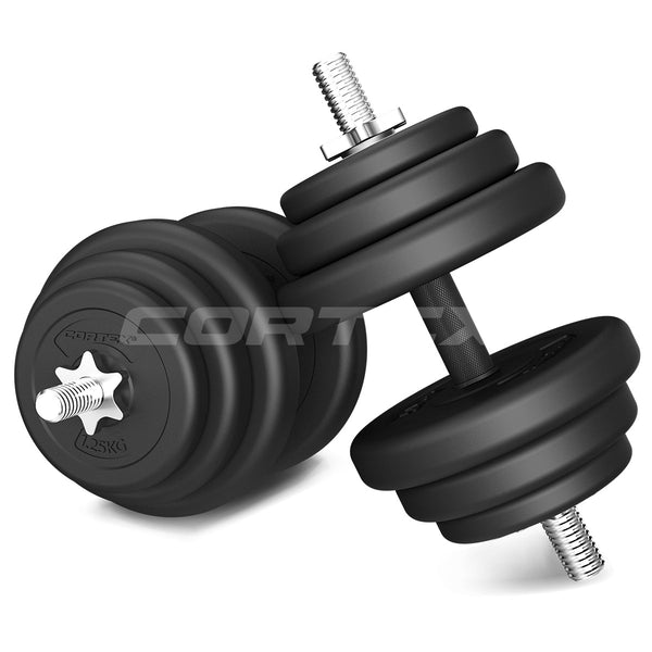 Cortex 85Kg Endurashell Barbell & Dumbbell Weight Set Barbells & Attachments