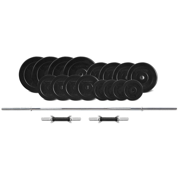 Cortex 85Kg Endurashell Barbell & Dumbbell Weight Set Barbells & Attachments