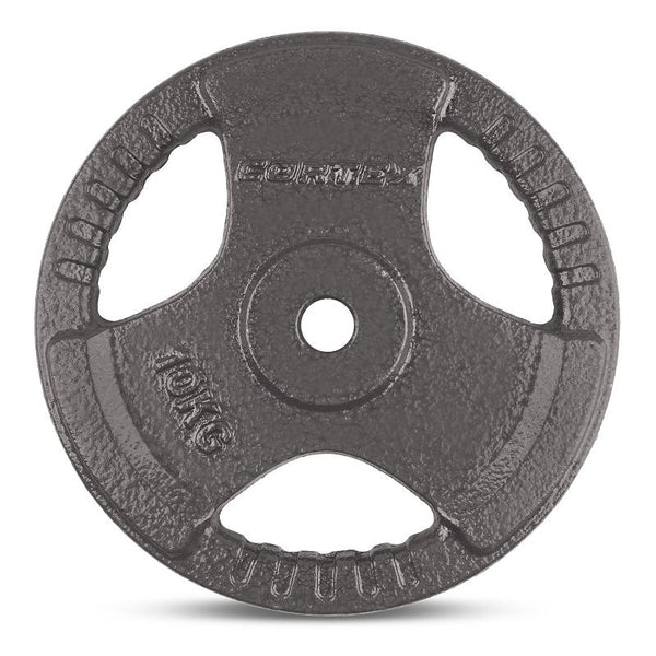 Cortex 90Kg Tri Grip Barbell Weight Set With Tree 25Mm Barbells & Attachments