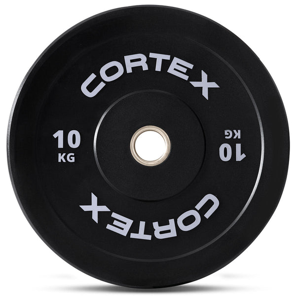 Cortex Black Series V3 Rubber Olympic Bumper Plate 50Mm 10Kg (2 Pack) Barbells & Attachments
