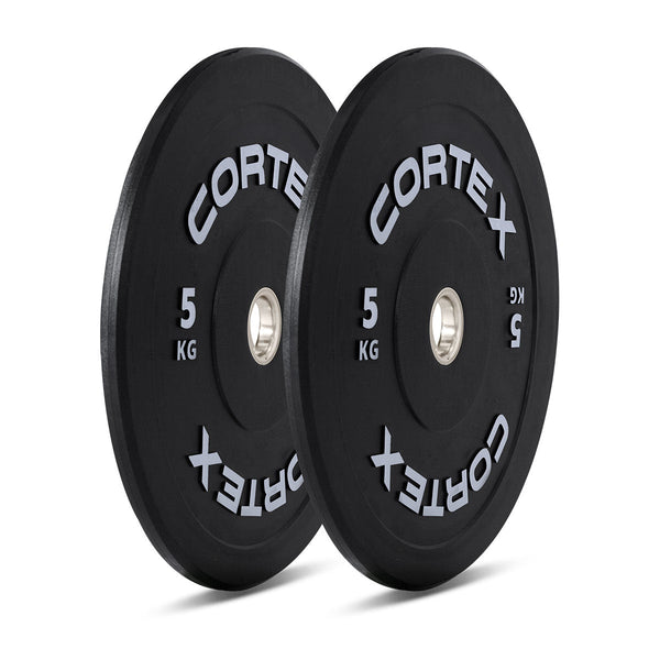 Cortex 70Kg Black Series V3 Rubber Olympic Bumper Plate Set A Barbells & Attachments