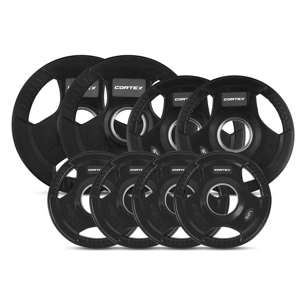 Cortex 35Kg Tri Grip V2 50Mm Olympic Plate Set Barbells & Attachments