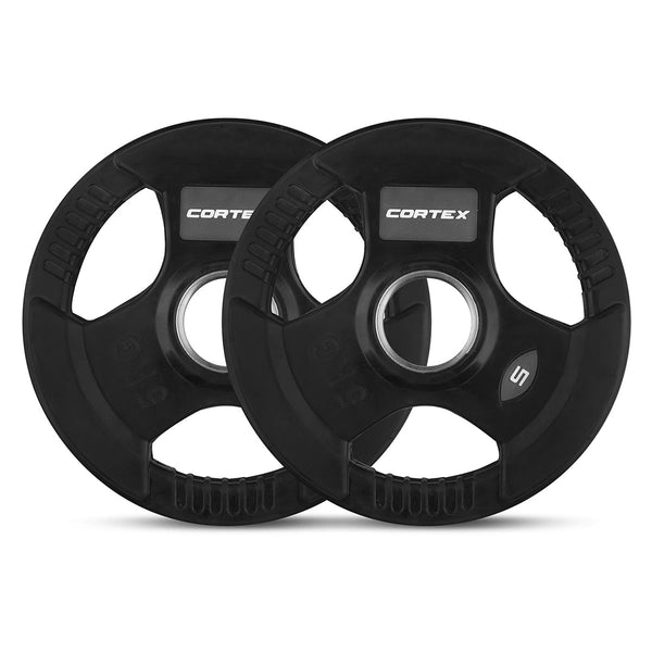 Cortex 35Kg Tri Grip V2 50Mm Olympic Plate Set Barbells & Attachments