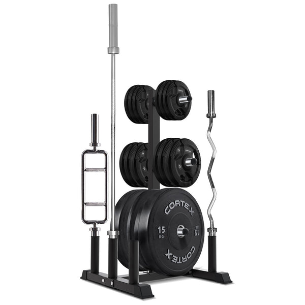 Cortex Olympic Weight Tree With 6 Bar Holder (135Cm) Barbells & Attachments