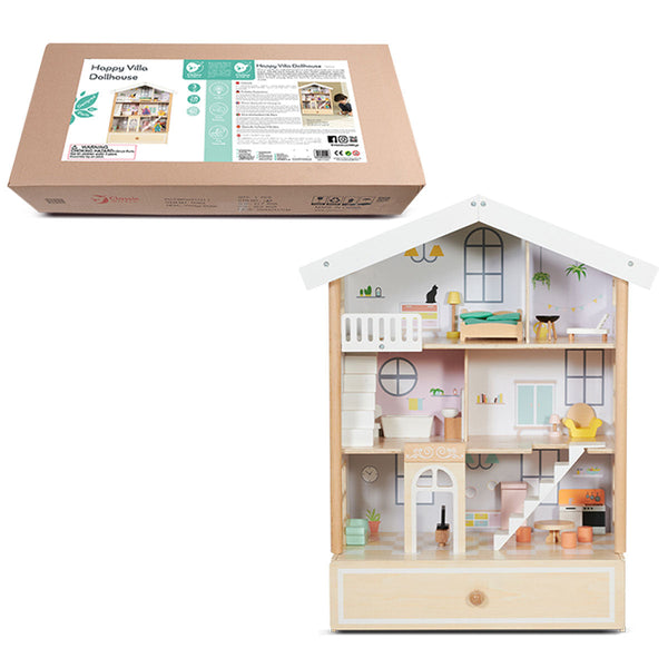 Classic World Happy Villa Dollhouse Doll Houses