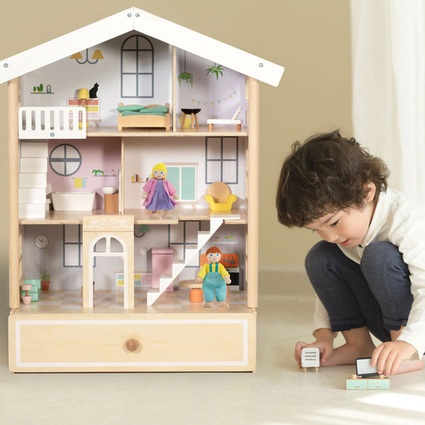 Classic World Happy Villa Dollhouse Doll Houses