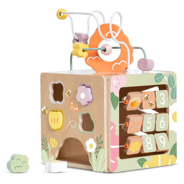 Classic World Honeybee Activity Cube Activity Toys