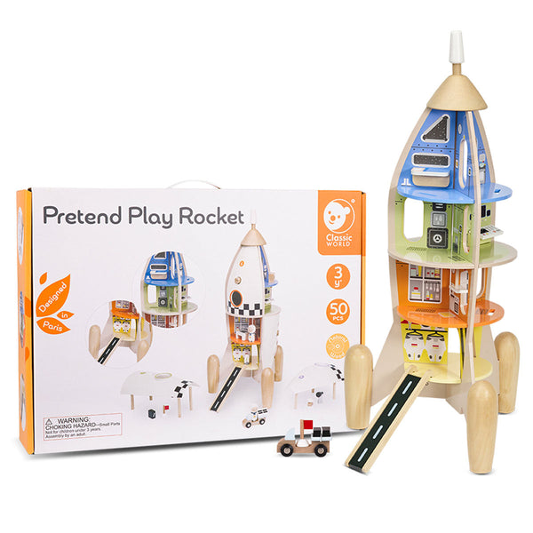 Classic World Pretend Play Rocket Activity Toys