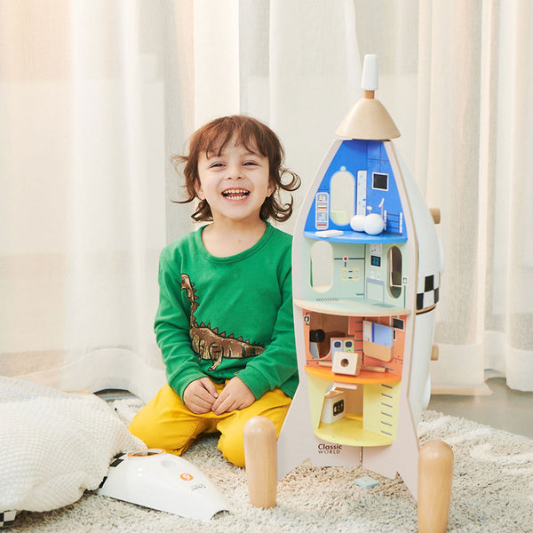 Classic World Pretend Play Rocket Activity Toys