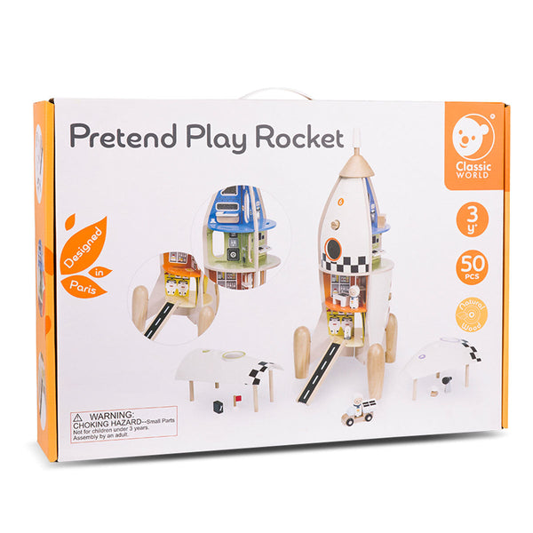 Classic World Pretend Play Rocket Activity Toys