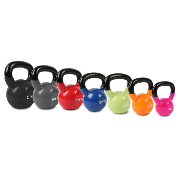 Cortex 4Kg 20Kg Kettlebell Set Vinyl Kettlebells