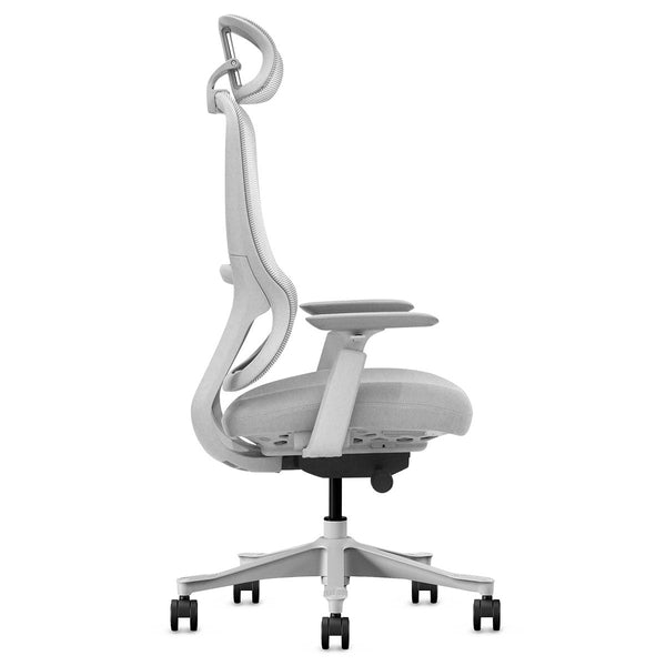 Lifespan Fitness Dm8 Ergonomic Office Desk Chair (White/Grey) Office Chairs