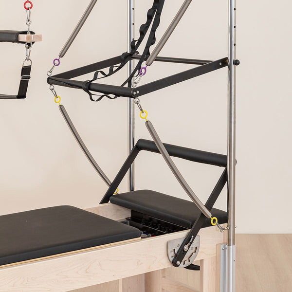 Lifespan Fitness Contour Cadillac Pilates Reformer With Full Trapeze Table (Black) Yoga & Pilates Accessories