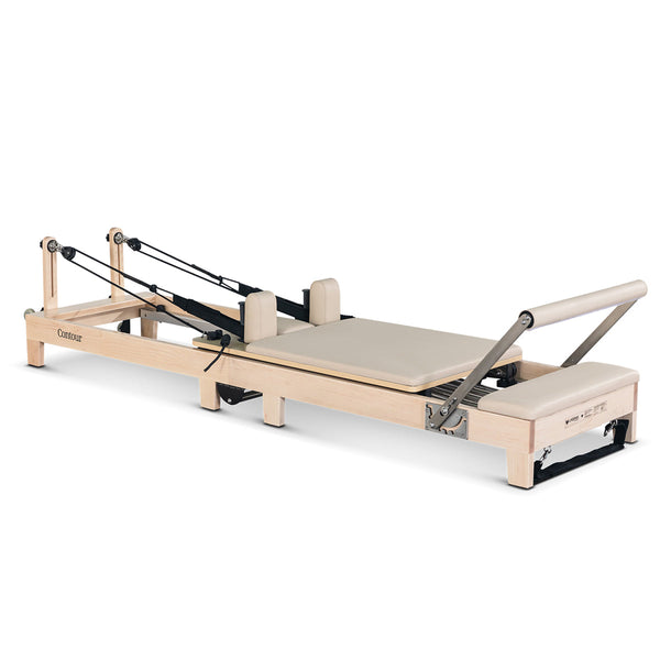 Lifespan Fitness Contour Folding Pilates Reformer Machine Set (Beige) Yoga & Pilates Accessories