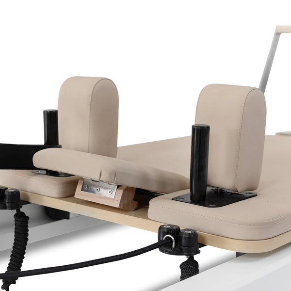 Lifespan Fitness Contour Pro Aluminum Pilates Reformer Bed Set (Beige) Yoga & Pilates Accessories