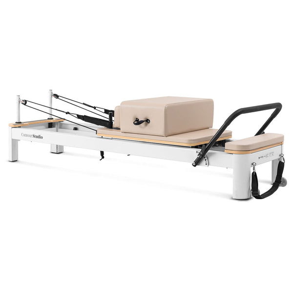 Lifespan Fitness Contour Studio Commercial Pilates Reformer Bed Set (Beige) Yoga & Pilates Accessories