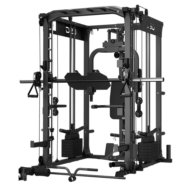 Lsg Grk200 10 In Home Gym Station Power Rack Smith Machine And Cable Crossover Home Gym Attachments