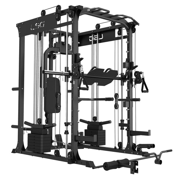 Lsg Grk200 10 In Home Gym Station Power Rack Smith Machine And Cable Crossover Home Gym Attachments