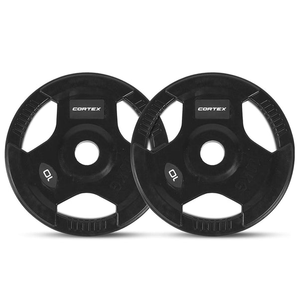Lsg Grk200 Olympic Barbell With 90Kg Rubber Tri Grip Weight Plates Barbells & Attachments
