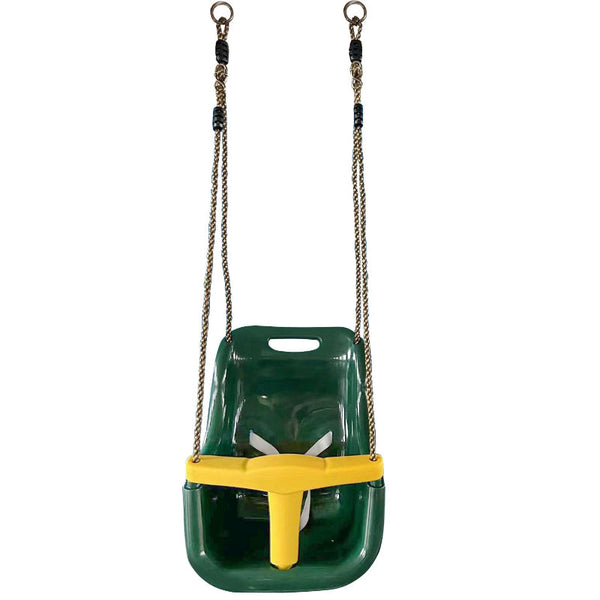 Lifespan Kids Little One Seat Green & Yellow (Short Rope 54Cm) Outdoor Swings
