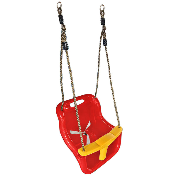 Lifespan Kids Little One Seat Red & Yellow (Short Rope 54Cm) Outdoor Swings