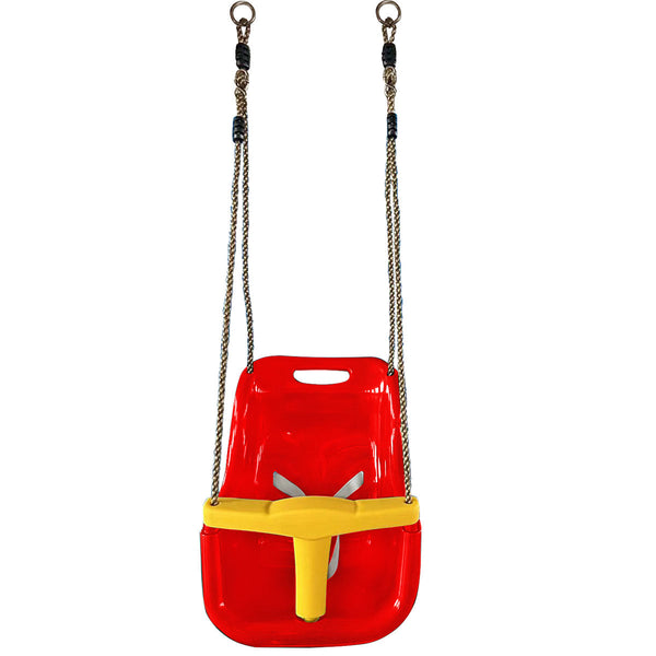 Lifespan Kids Little One Seat Red & Yellow (Short Rope 54Cm) Outdoor Swings