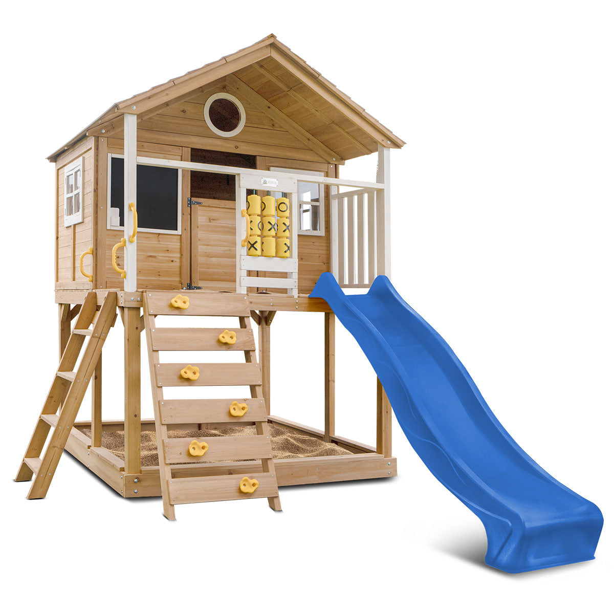 Lifespan Kids Warrigal Cubby House With 2.2M Slide (Blue) Outdoor Play Sets