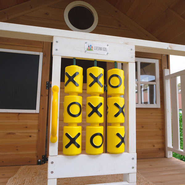 Lifespan Kids Warrigal Cubby House With 2.2M Slide (Pastel Pink) Outdoor Play Sets