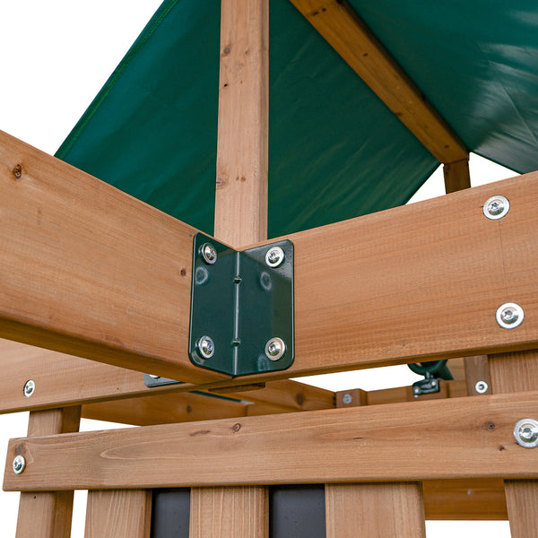 Lifespan Kids Birmingham Swing Set & Play Centre With 2.2M Slide (Yellow) Outdoor Play Sets