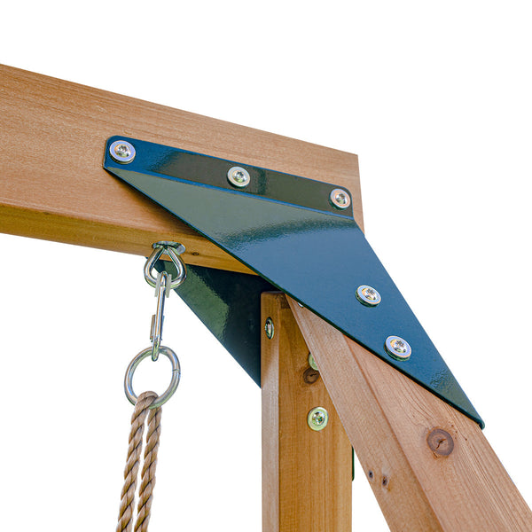 Lifespan Kids Darlington Swing Set & Play Centre With 2.2M Slide (Pastel Green) Slides