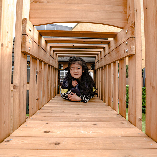 Lifespan Kids Kensington Swing Set Monkey Bars & Play Centre With 2.2M Slide (Yellow) Outdoor Play Sets