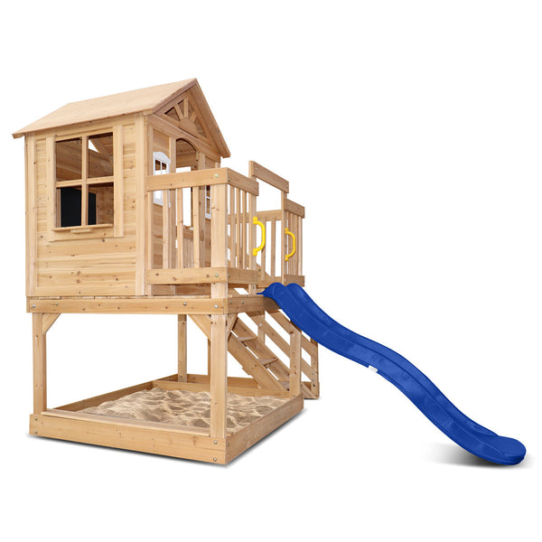 Lifespan Kids Silverton Play Centre With 1.8M Blue Slide Outdoor Play Sets