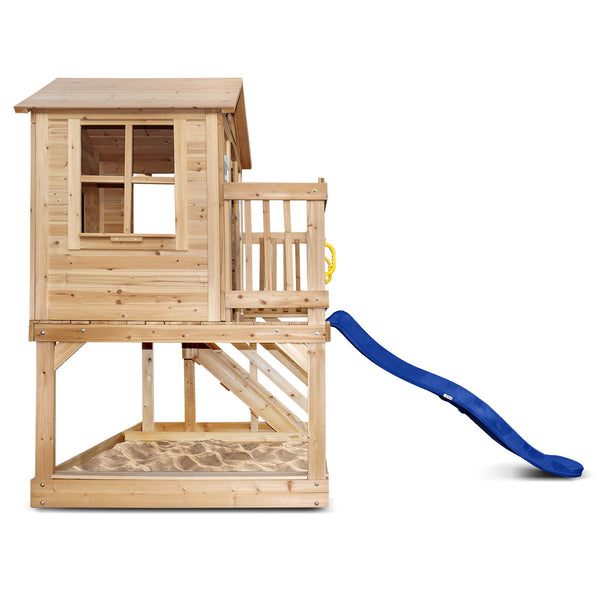 Lifespan Kids Silverton Play Centre With 1.8M Blue Slide Outdoor Play Sets
