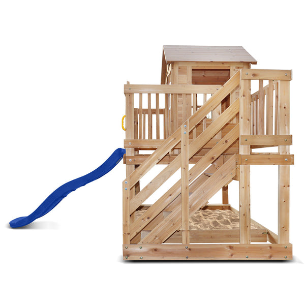 Lifespan Kids Silverton Play Centre With 1.8M Blue Slide Outdoor Play Sets