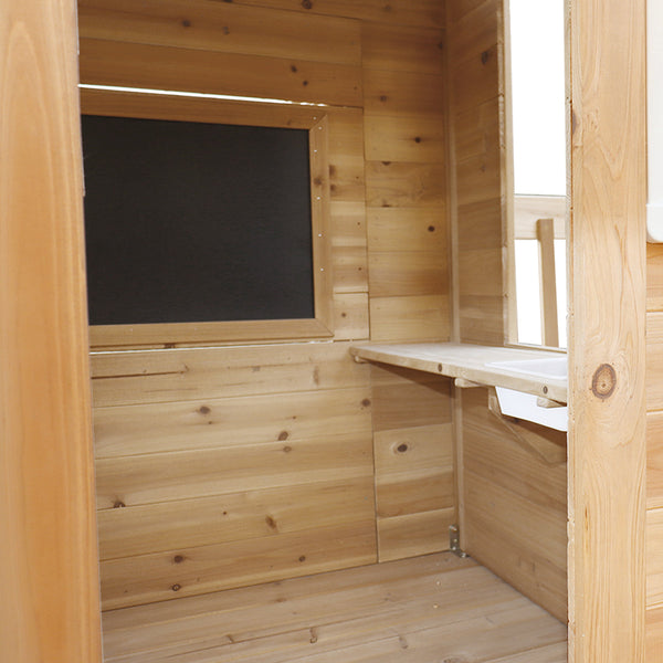 Lifespan Kids Silverton Play Centre With 1.8M Blue Slide Outdoor Play Sets