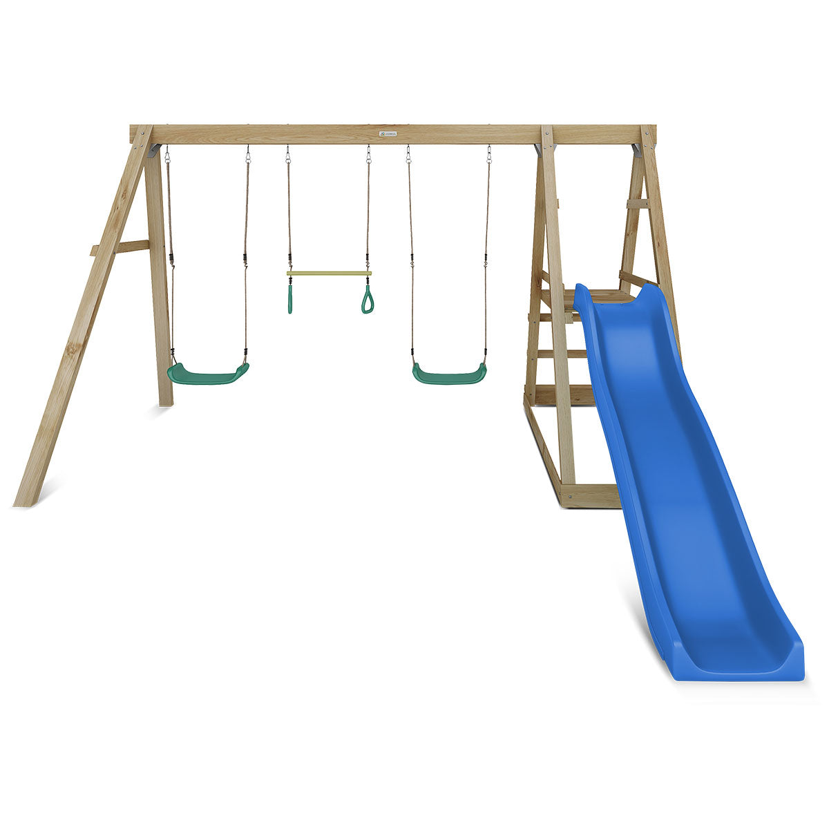 Lifespan Kids Winston Swing Set With Climb & 1.8M Slide (Blue) Outdoor Play Sets