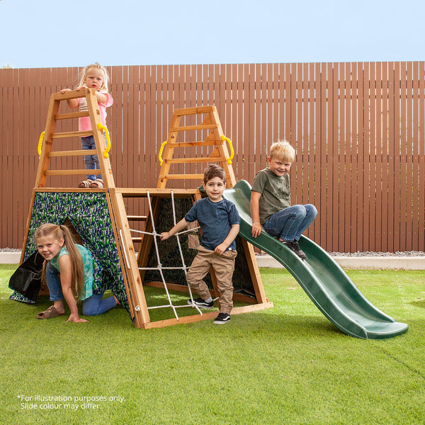 Lifespan Kids Cooper Climb & 1.8M Slide (Blue) Outdoor Play Sets