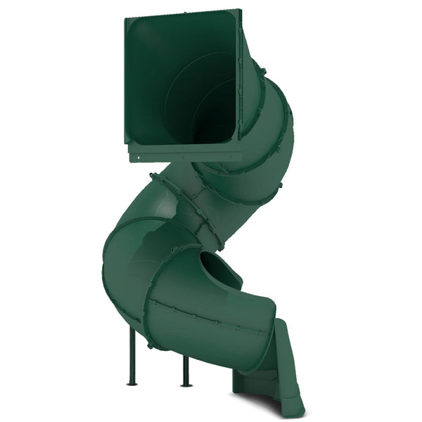 Lifespan Kids Spiral Tube Slide Green Slides
