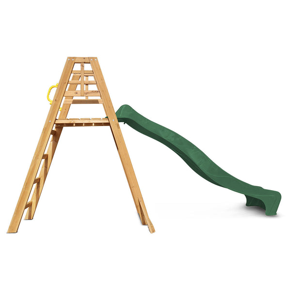 Lifespan Kids Sunshine Climb & 2.2M Slide (Green) Outdoor Play Sets