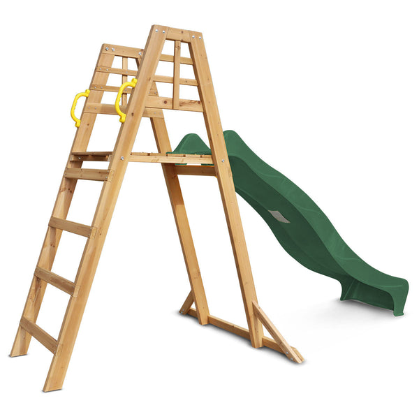 Lifespan Kids Sunshine Climb & 2.2M Slide (Green) Outdoor Play Sets