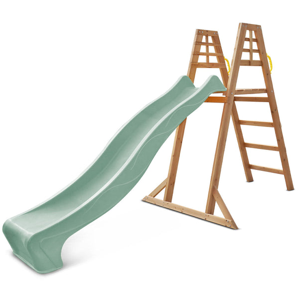 Lifespan Kids Sunshine Climb & 2.2M Slide (Pastel Green) Outdoor Play Sets