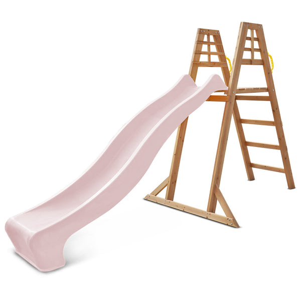 Lifespan Kids Sunshine Climb & 2.2M Slide (Pastel Pink) Outdoor Play Sets