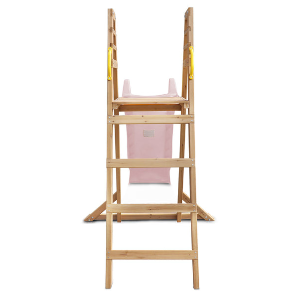 Lifespan Kids Sunshine Climb & 2.2M Slide (Pastel Pink) Outdoor Play Sets