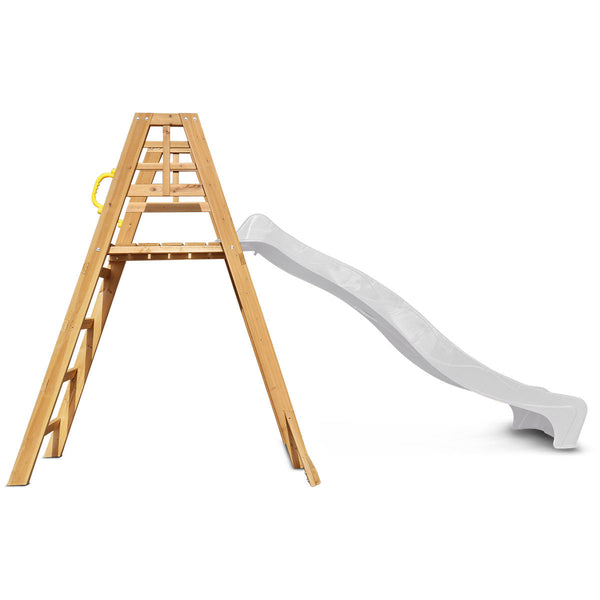 Lifespan Kids Sunshine Climb & 2.2M Slide (White) Outdoor Play Sets