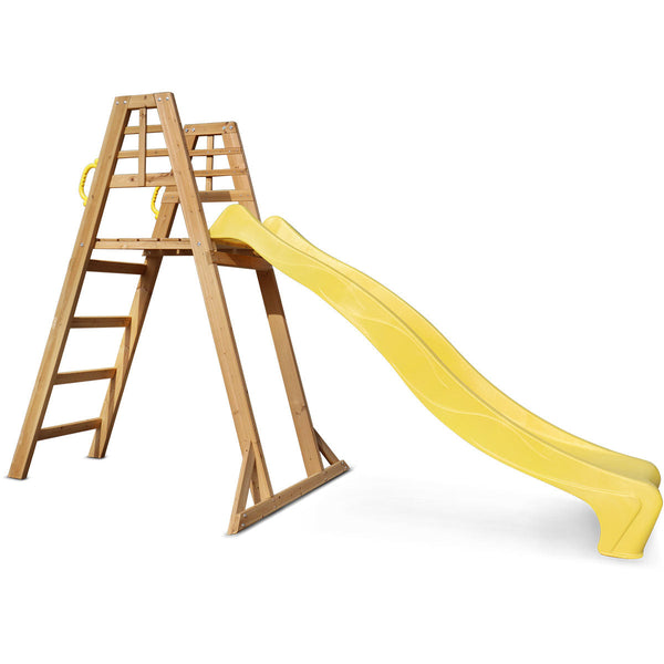 Lifespan Kids Sunshine Climb & 2.2M Slide (Yellow) Outdoor Play Sets