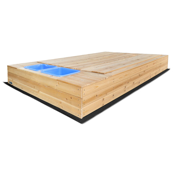 Lifespan Kids Mighty Sandpit With Wooden Cover Sandpit Toys