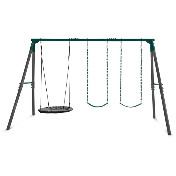 Lifespan Kids Titan Commercial Steel Swing Set Outdoor Swings